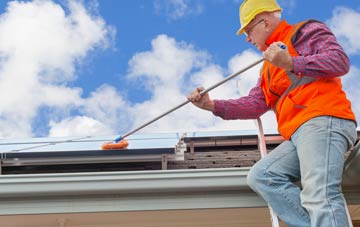 Low Leighton soft wash roof cleaning